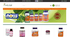 Desktop Screenshot of health-mall.in